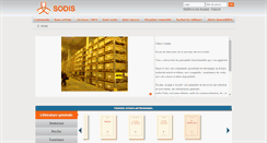 Desktop Screenshot of libraires.sodis.fr